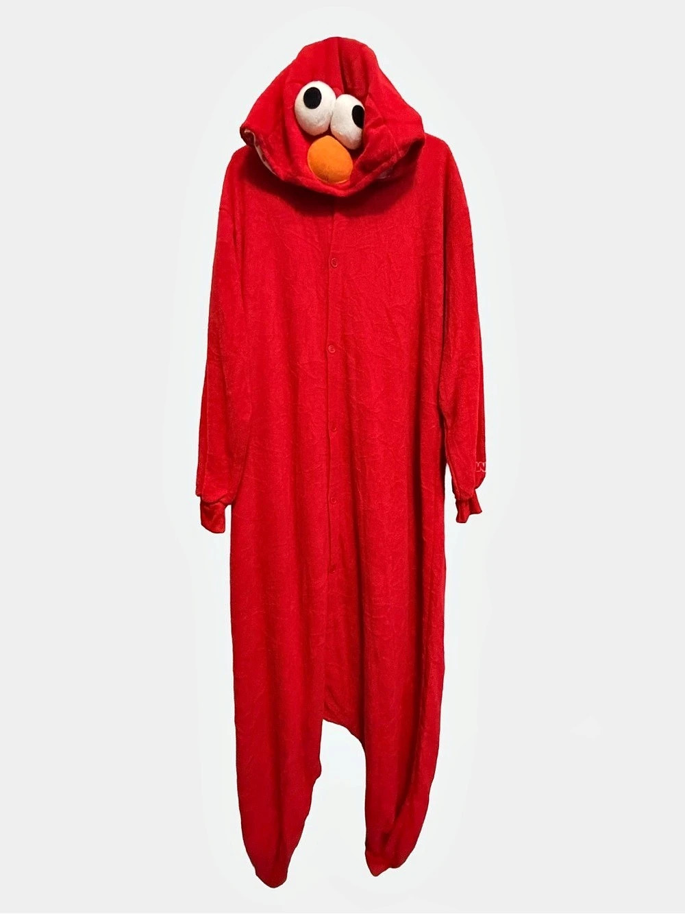 Elmo Adult Onesie Costume – Size XL - Picture 2 of 7